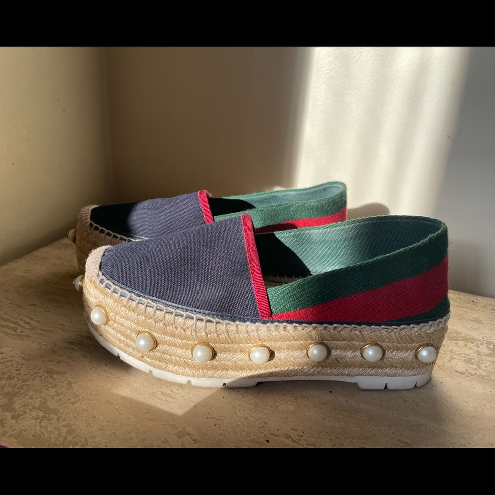 Gucci platform espadrilles. Size 38